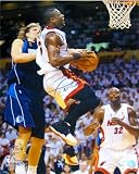 Dwyane Wade Autographed/Hand Signed Vs. Nowitzki 16x20 Photo