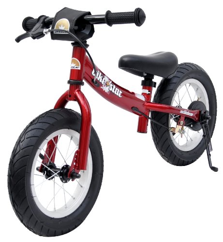 bike*star 30.5cm (12 Inch) Kids Learner Balance Beginner Run Bike Sport - Red