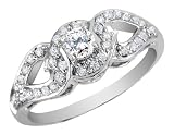 Diamond Engagement Ring 1/3 (ctw) in 14K White Gold