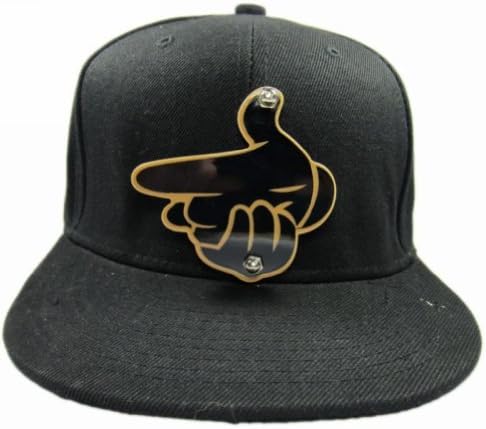 Godbead Unisex 3D Letters Rivet Hip-Hop Hat Spikes Snapback Baseball Cap(J143)