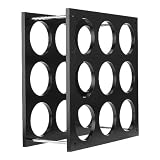 Oenophilia Nolita 9-Bottle Wine Rack - Black