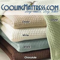 Temperature Regulating Blanket Made with Outlastandreg; (Twin - Bristol Blue) By Coolingmattress.com