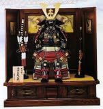 五月人形 鎧 【着用鎧 甲冑 平飾り】【着用胴丸鎧】平飾りb20【送料無料】【五月人形】の画像