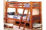 Twin/Twin Bunk Bed in Oak Finish