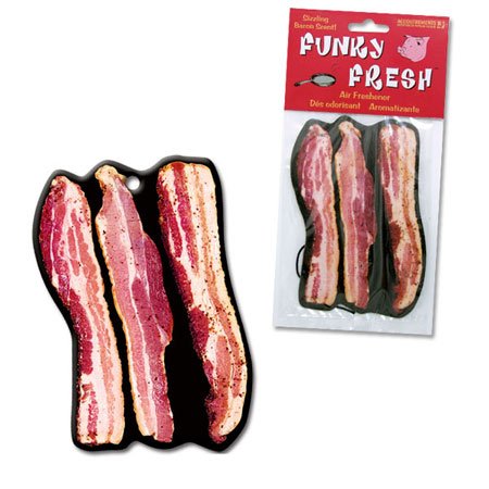 Bacon Scented Car AIR Freshener Novelty Gag Gift Auto