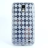 GALAXY S2 LTE /アーガイル柄 TPUケース / ホワイト