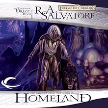 Homeland: Legend of Drizzt: Dark Elf Trilogy, Book 1 Audiobook by R. A. Salvatore Narrated by Victor Bevine