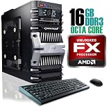 CybertronPC FORTRESS 2241GBBQ, AMD FX Gaming PC, W7 Home Premium, CrossFireX, Black/Black