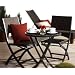Strathwood Ritta All-Weather Wicker 3-Piece Bistro Set, Dark Gray