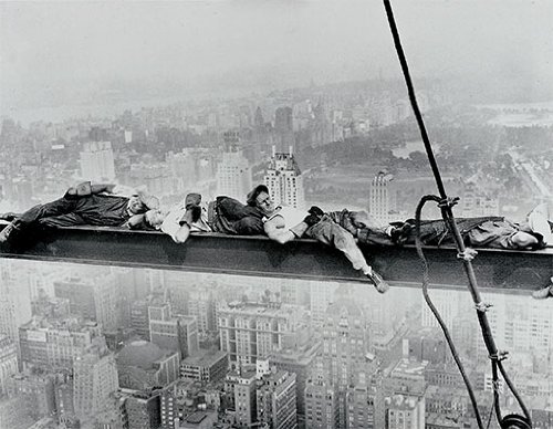 Eurographics AU1202 Stahltr&auml;ger, Relax 24 x 18 cm, Hochwertiger Kunstdruck - New York