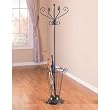 Coaster Metal Coat Rack with Umbrella Stand