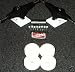 Frontage Pro Black & White Skateboard Deck Trucks Pkg