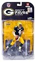 McFarlane Toys NFL Sports Picks Series 17 (2008 Wave 1) Action Figure Brett Favre 5 (Green Bay Packers) Has Captain 'C' On Jersey