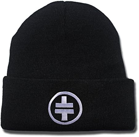 Marilyn Manson Rock Band Logo Beanie Fashion Unisex Embroidery Beanies Skullies Knitted Hats Skull Caps