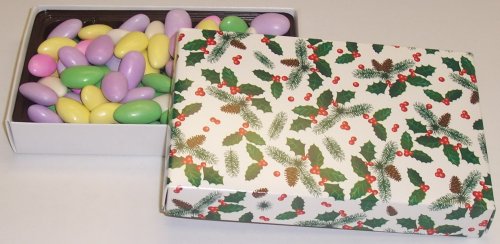 Scott's Cakes Chocolate Jordan Almonds 1 2 Pound Holly Box by Almond Pound Cake