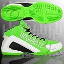 Hoodboyz BASKETBALL Basketball Schuh Hellgrün Weiß
