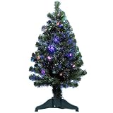 Kurt Adler 48-Inch Fiber Optic Tree with Colorful LED Lights