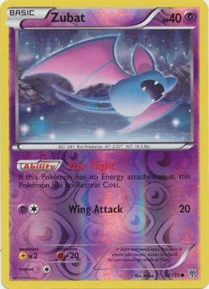 Pokemon - Zubat (53) - Black and White Plasma Storm - Reverse Holo