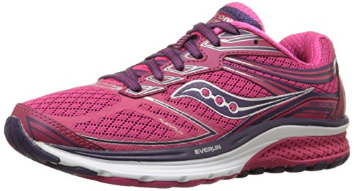 Saucony Women's Guide 9 Running Shoe, Pink, 9 M US