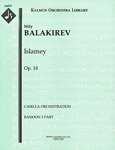 Islamey, Op.18 (Casella orchestration): Bassoon 3 part (Qty 2) [A6075]