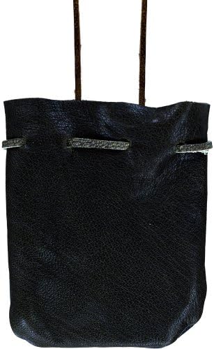 The New Age Source Soft Leather Pouch Black Pack of 4