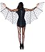 Leg Avenue Women's 3 Piece Moonlight Bat, Black, Medium