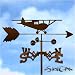 AIRPLANE - TAILDAGGER Weathervane