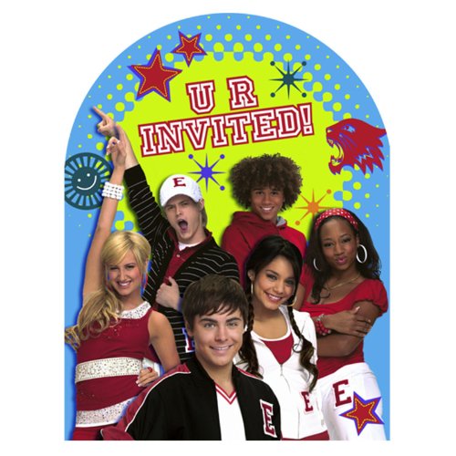High School Musical: Friends 4 Ever Invitations (8) Party Supplies