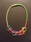 Tie Dye Silicone Necklace with 6 Hello Kitty Silly Rings