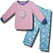 Winter Fun! 2 piece Fleece Pajama Set for Toddler Girls