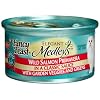 Fancy Feast Elegant Medleys for Cats, Wild Salmon Primavera with Garden Veggies and Greens, 3-Ounce Cans (Pack of 24)