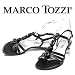 MARCO TOZZI, Damen T-Strap Sandalette, Schmuckapplikationen, schwarz