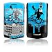 The DJ Design Protective Skin Decal Faceplate for Blackberry Curve 8300/ 8310/ 8320 Cell Phones