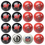 Tampa Bay Buccaneers NFL Home vs. Away Billiard Balls Full Set (16 Ball Set) by Imperial International