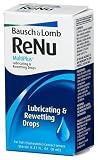 Bausch & Lomb ReNu MultiPlus Lubricating and Rewetting Drops, 0.27-Ounce Bottles (Pack of 4)
