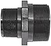 Banjo NIP125-SH Polypropylene Pipe Fitting, Short Nipple, Schedule 80, 1-1/4