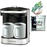 Cuisinart ® Commercial 2-cup Coffeemaker - Stainless Steel (includes 25 World Blend Regular Pods)