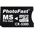 PhotoFast microSD to MS Pro Duo�ϊ��A�_�v�^�[�u���X�^�[�p�b�P�[�W�EmicroSDHC8GB�Ή��E1�����ۏ� CR-5300 PhotoFast