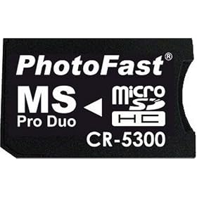 PhotoFast microSD to MS Pro Duo CR-5300
