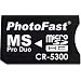 PhotoFast microSD to MS Pro Duo�ϊ��A�_�v�^�[�u���X�^�[�p�b�P�[�W�EmicroSDHC8GB�Ή��E1�����ۏ� CR-5300