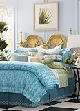 1891 by SFERRA Metropolitan Cotton 3-Piece Full/Queen Duvet Set, Aquamarine ....