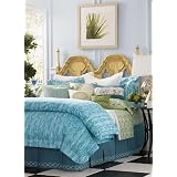 1891 by SFERRA Metropolitan Cotton 2-Piece Twin Duvet Set, Aquamarine by 1891 SFERRA