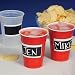 Etch-it Disposable Write-On Party Cups - 18 oz - Pack of 24: Red