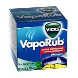 Vicks VapoRub Topical Cough Suppressant Ointment, Lemon Scent, 50-gram Boxes (Pack of 3)