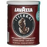 LavazzaTierra!100%SustainableGroundCoffee,8-OunceCans(Packof3)