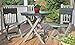 Adams Manufacturing 8550-01-3700 Quik-Fold® Cafe Table, Sage