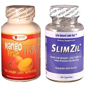 Combo mango Fruit Trim and Slimzill AFRICAN MANGO for Weight Loss, Energy, and dieting