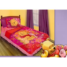 Disney Pooh Scandinavia Twin Bedding Comforter Set