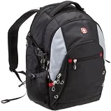SwissGear SA1109 Black and Silver Grey Backpack