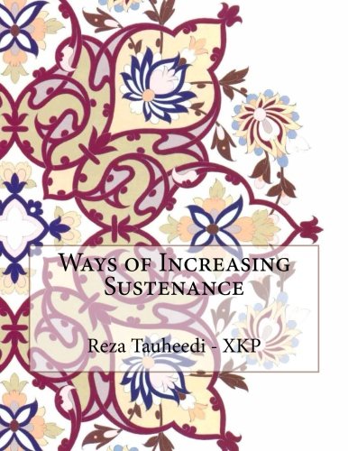 Ways of Increasing Sustenance